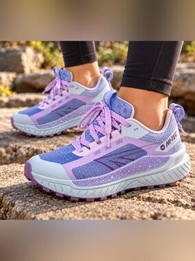 Hi-Tec Lavender and Lilac Women's Trail Running Sneakers